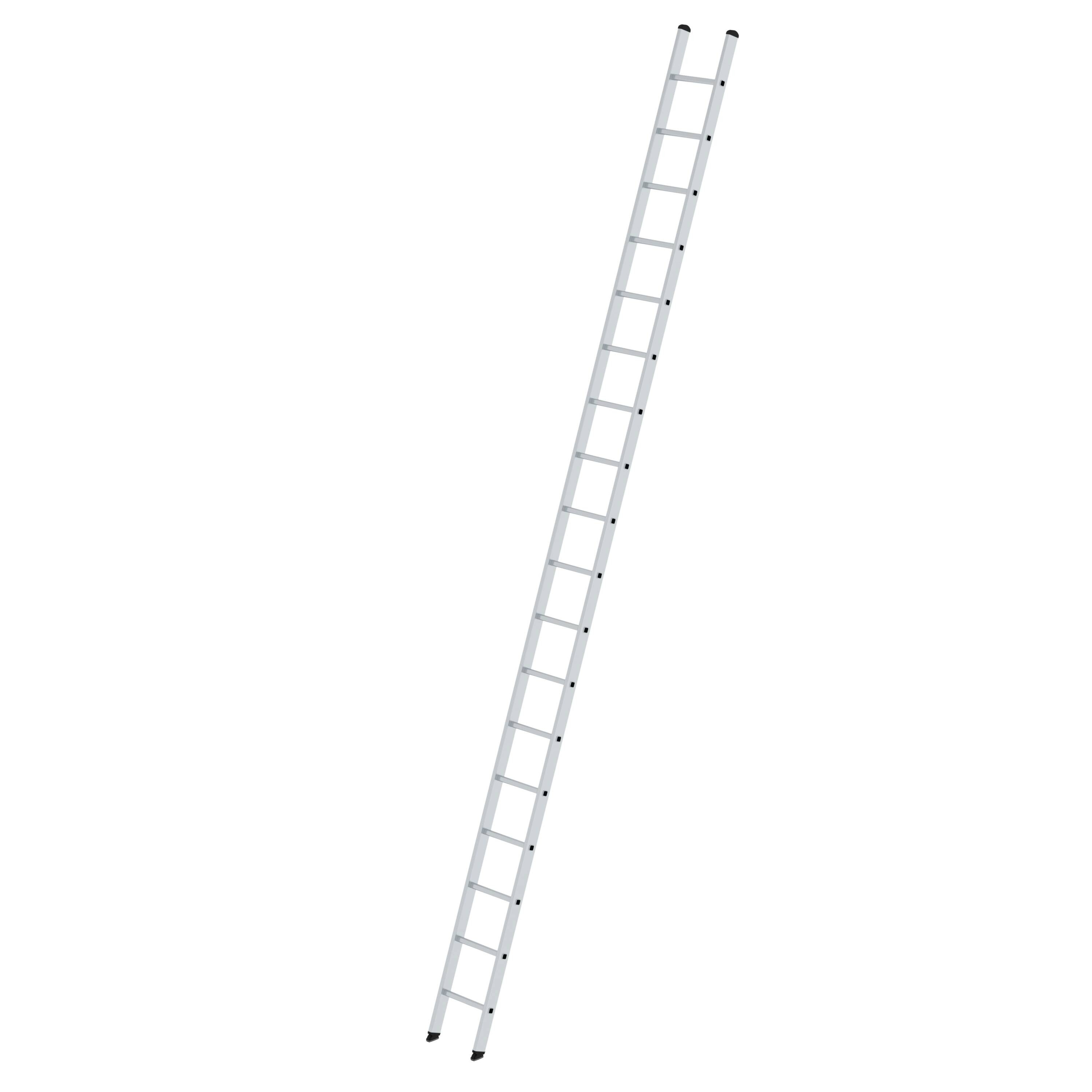 Sprossen-Anlegeleiter 350mm breit ohne Traverse 18 Sprossen