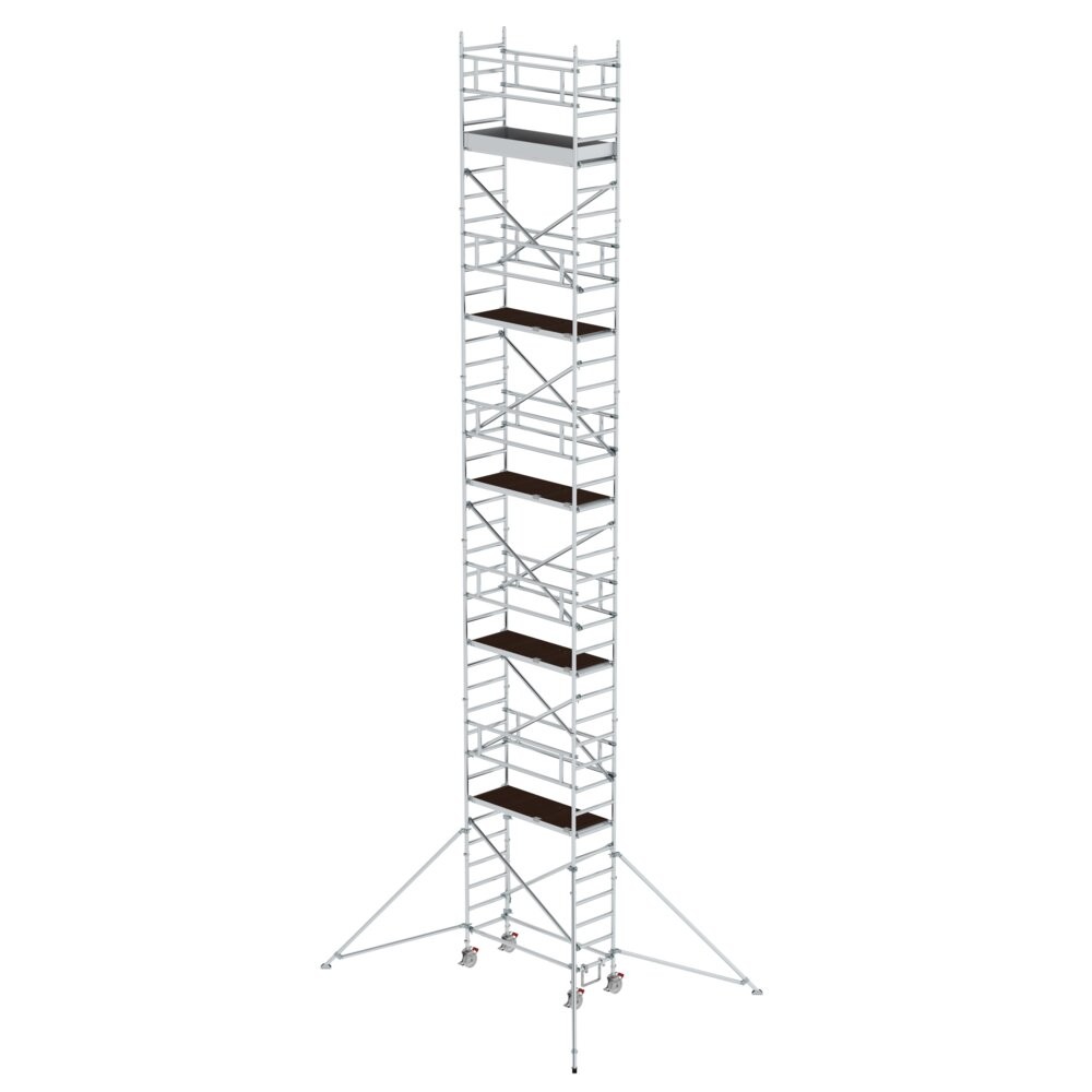 Rollgerüst 0,75 x 1,80 m mit Ausleger Plattformhöhe 10,35 m
