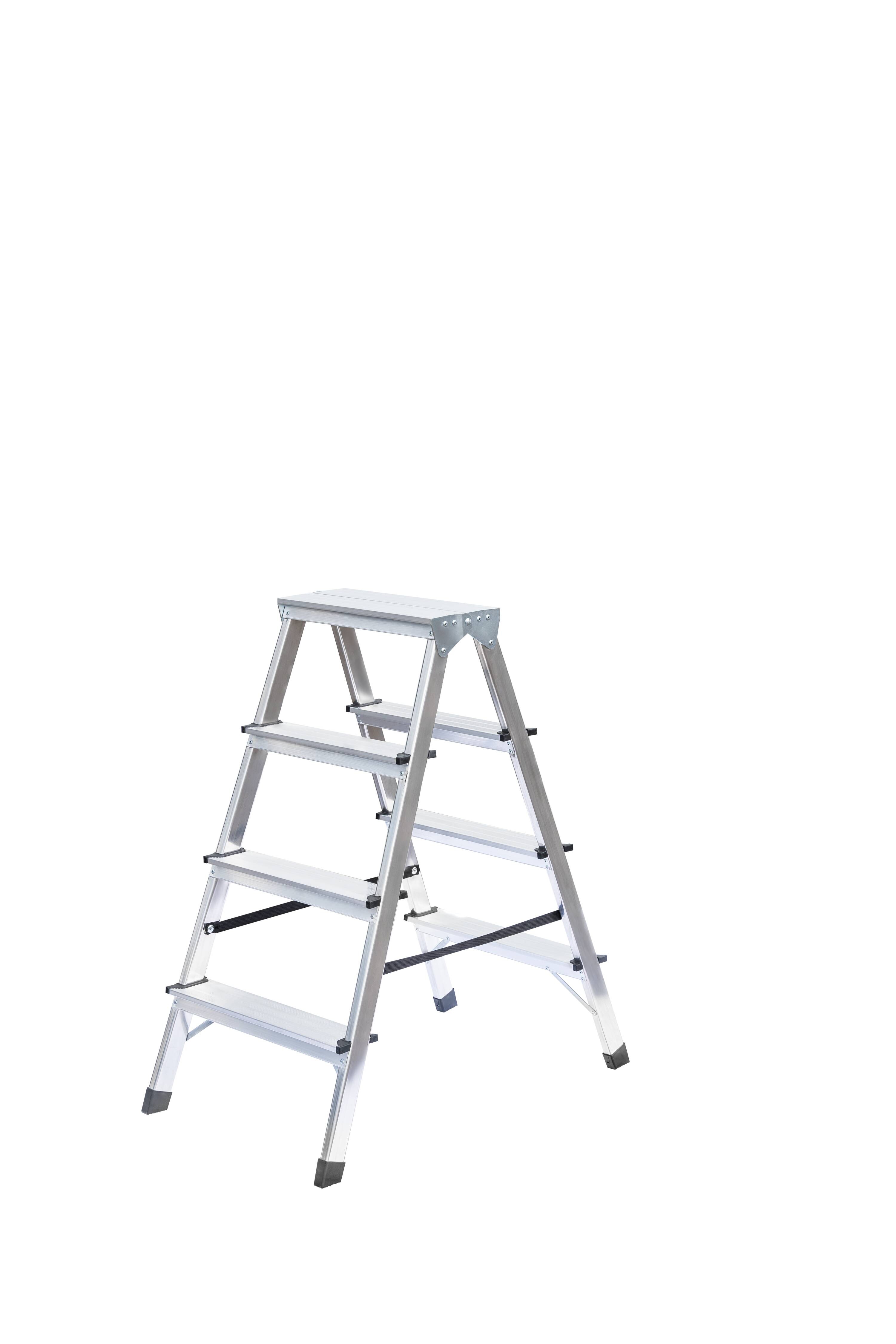 Haushaltsleiter beidseitig begehbar 2x4 Stufen