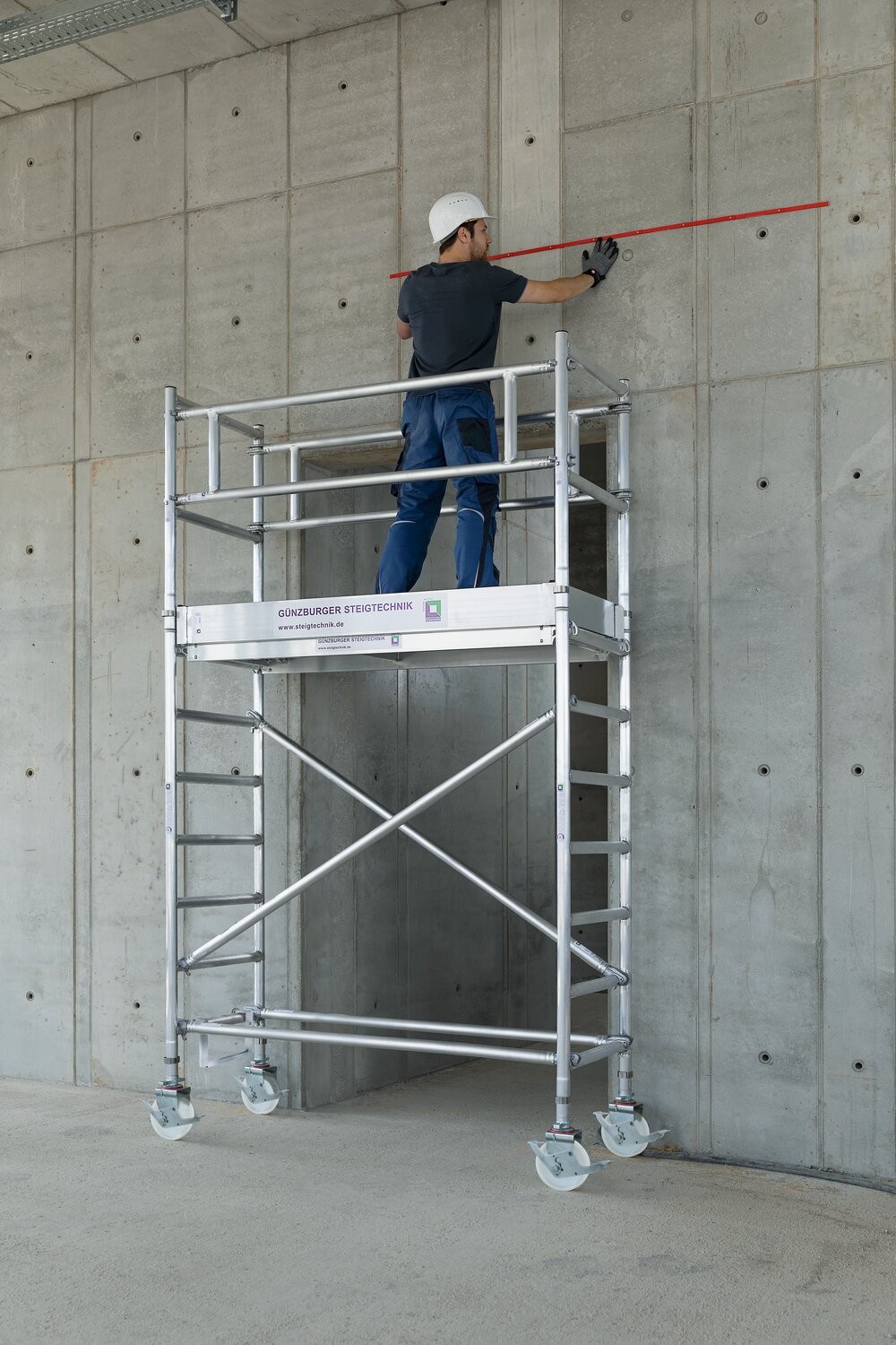 Rollgerüst 0,75 x 1,80 m Plattformhöhe 2,51 m