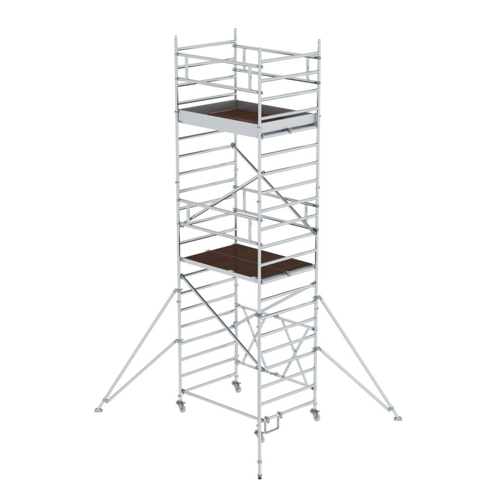 Klappgerüst 1,35 x 1,80 m mit Ausleger Plattformhöhe 5,16 m
