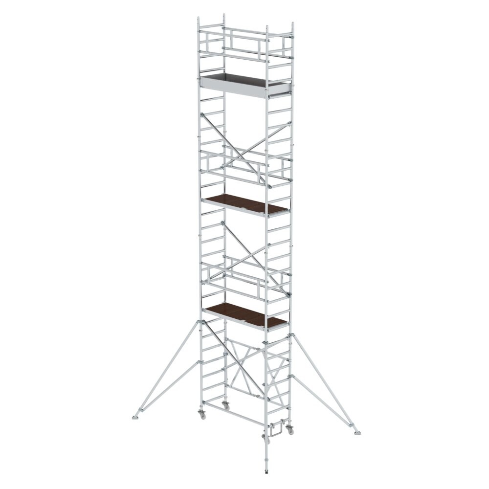 Klappgerüst 0,75 x 1,80 m mit Ausleger Plattformhöhe 7,12 m