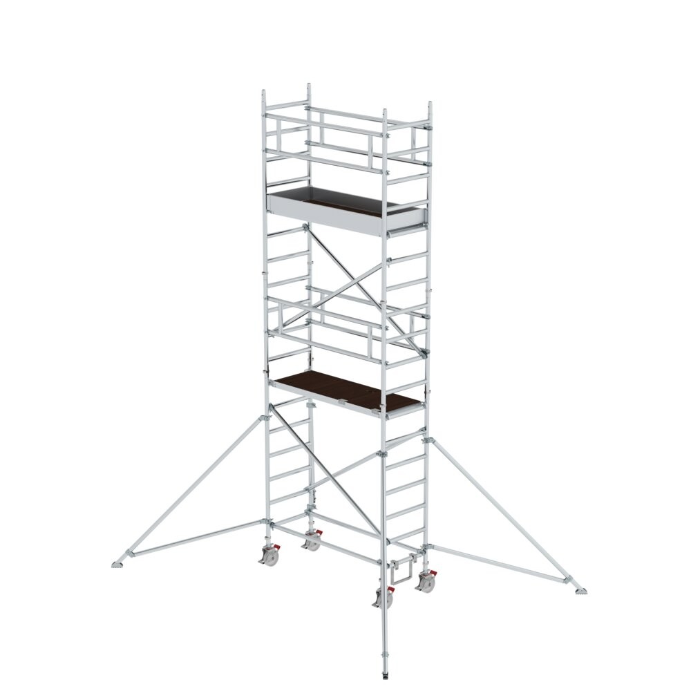 Rollgerüst 0,75 x 1,80 m mit Ausleger Plattformhöhe 4,47 m