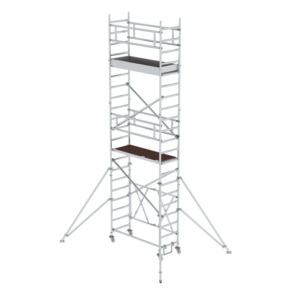 Klappgerüst 0,75 x 1,80 m mit Ausleger Plattformhöhe 5,16 m