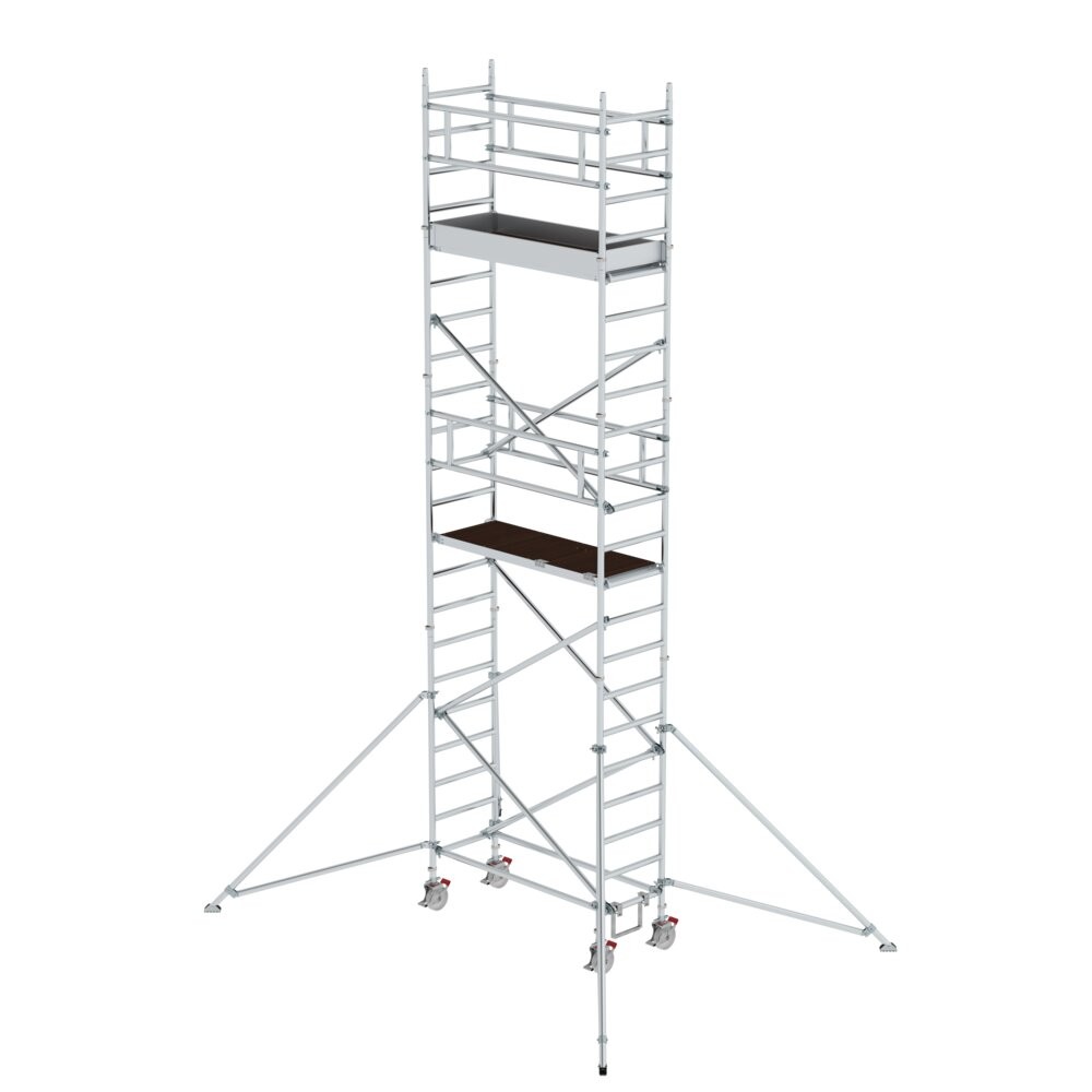 Rollgerüst 0,75 x 1,80 m mit Ausleger Plattformhöhe 5,59 m