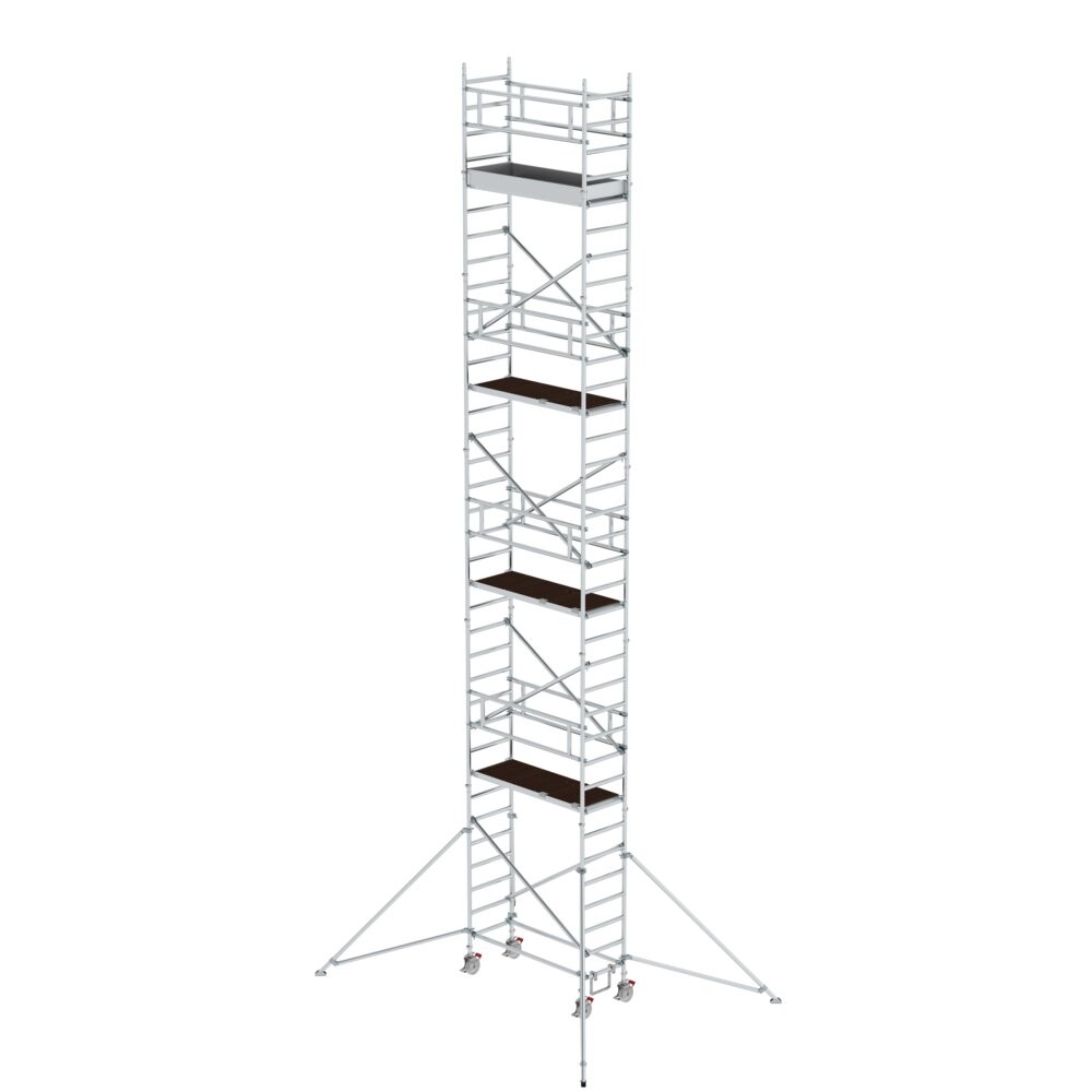 Rollgerüst 0,75 x 1,80 m mit Ausleger Plattformhöhe 9,51m